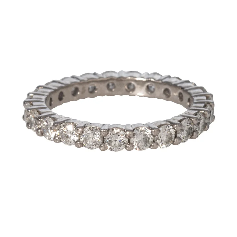 Estate 1.89ct Diamond Platinum Eternity Band