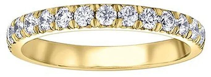 Yellow Gold Diamond Band.