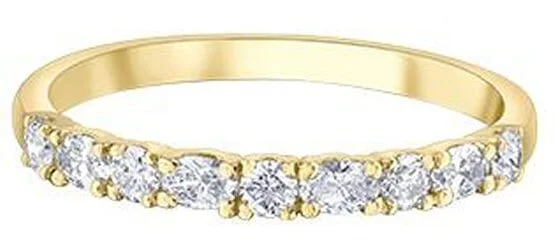 Yellow Gold Diamond Band.