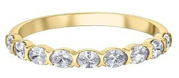 Yellow Gold Diamond Band.