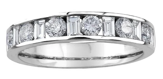 White Gold Diamond Band.