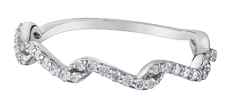 White Gold Diamond Band.