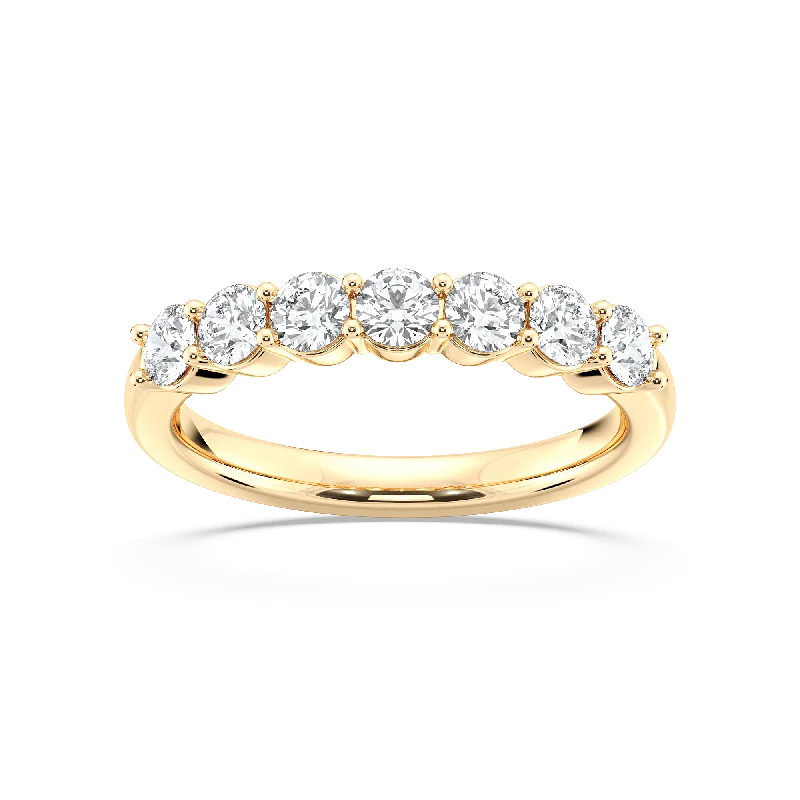 Classic Seven Stone Diamond Band