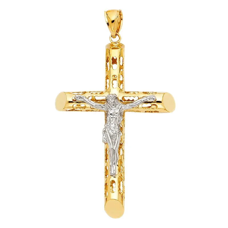 Gold Religious Cross Pendant