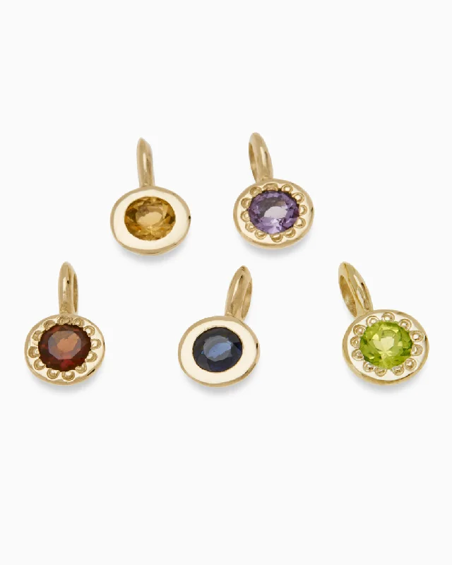 Birthstone Pendant | Gold