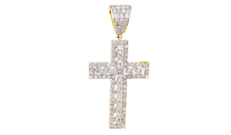 Diamond Cross Baguette and Round cut Style