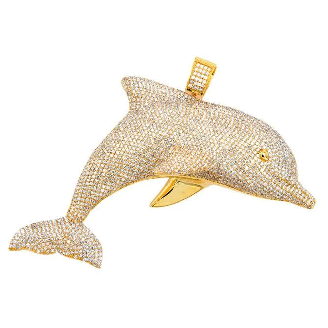 YOUNG DOLPHS CUSTOM DIAMOND PENDANT